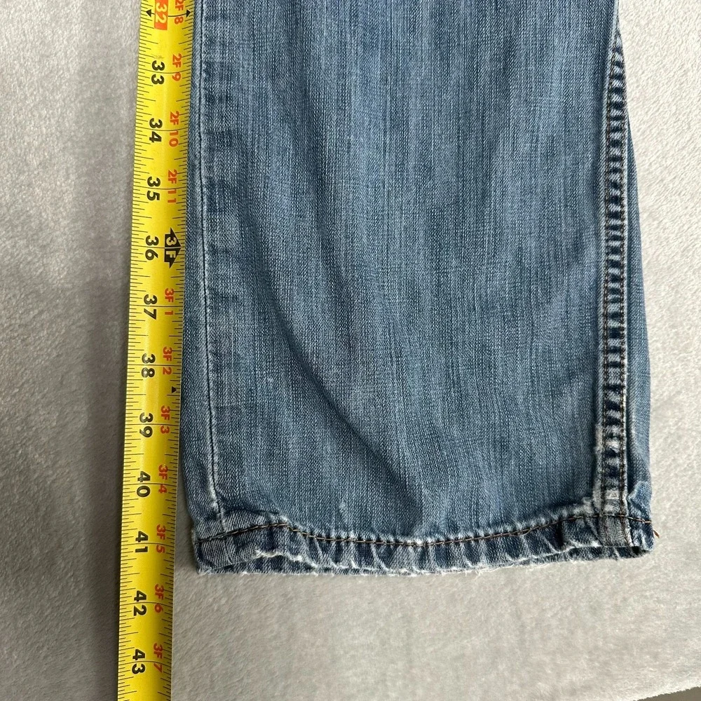 Levi's 505 Jeans Men 36x32 Regular Fit Straight Leg Medium Wash Casual Denim